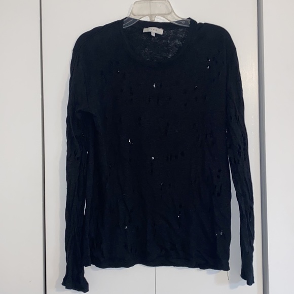 Iro Black Marvina Tee size L - Picture 8 of 12